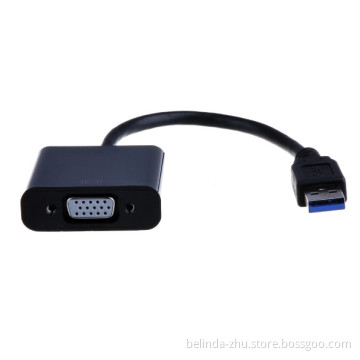 USB to VGA Converter Male to VGA Female Graphic Card Adapter